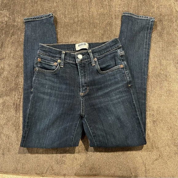AGOLDE Sophie High Rise Skinny Crop Jeans 25 - Picture 5 of 12